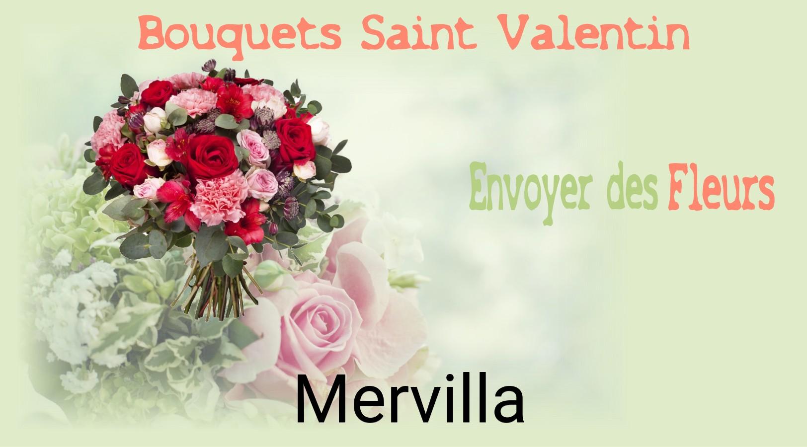Roses de Saint-Valentin livrées à Mervilla